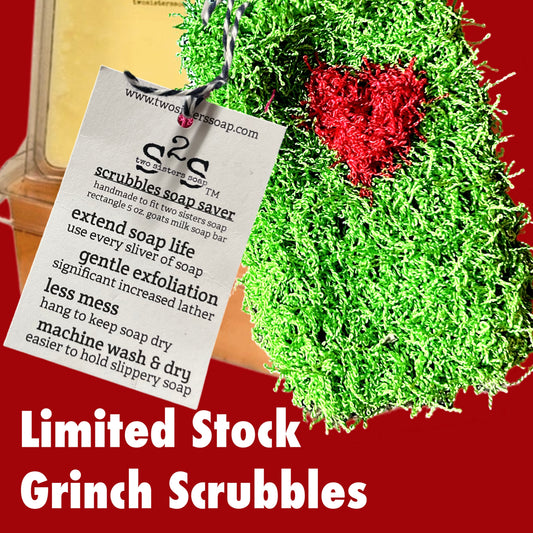 Scrubbles Soap Savers handmade exclusively for our Soap Bar with Goats Milk
