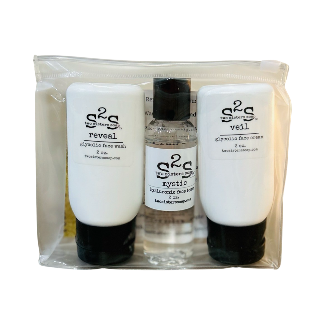 Party for the Face Basics; Face Wash-Toner-Moisturizing Face Cream