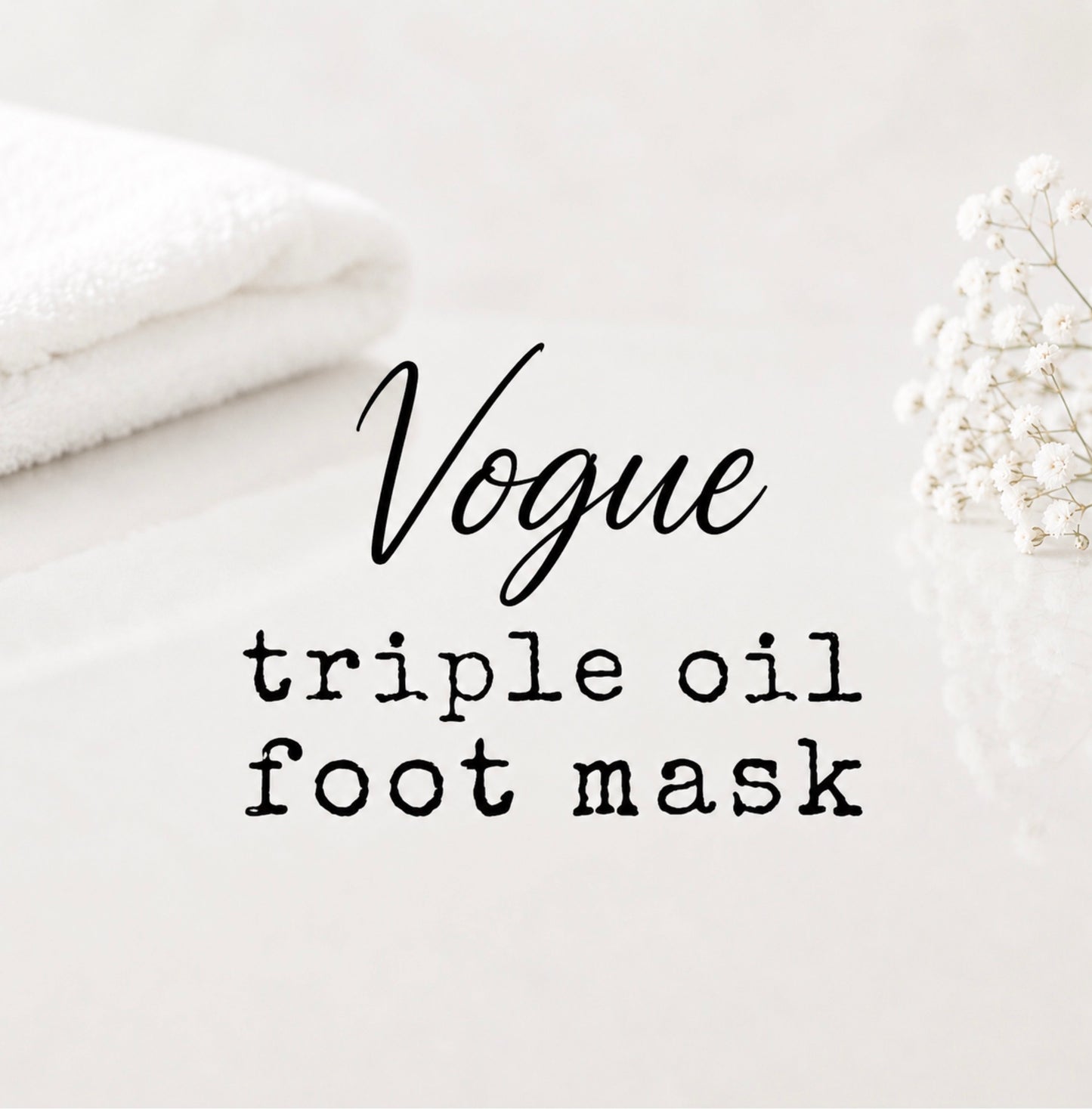 Vogue Triple Oil Foot Mask