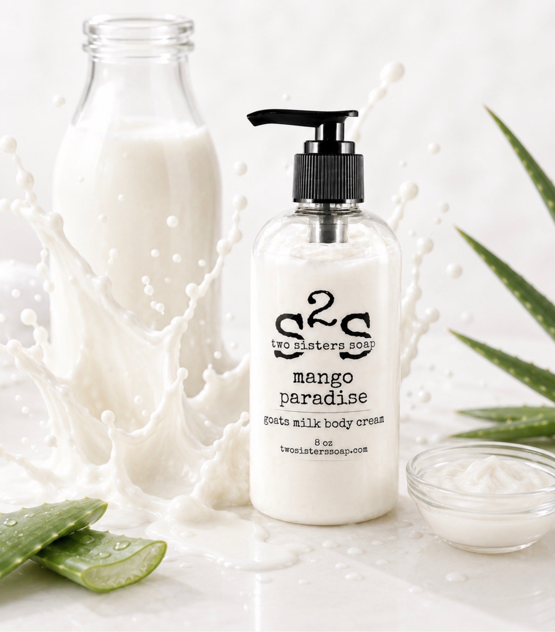Hand & Body Cream (lotion) with Goats Milk Reformulated-preorder