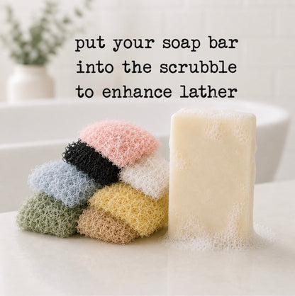 Scrubbles Soap Savers for Soap Bar with Goats Milk