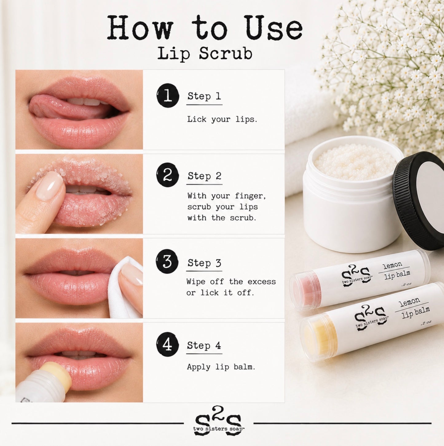 Lip Balms & Scrubs