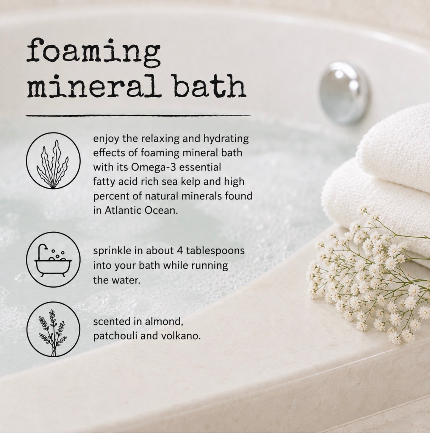 Foaming Mineral Bath