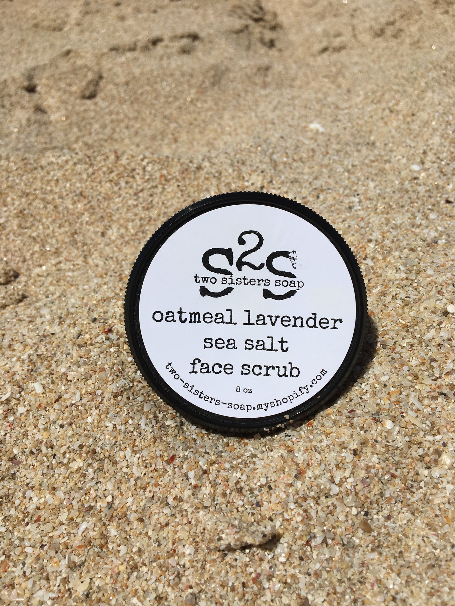 Oatmeal Lavender Sea Salt Face Scrub